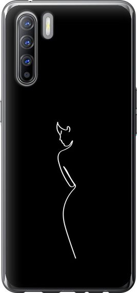 Чехол на Oppo Reno 3 Силуэт1 "4590u-1901-17620"