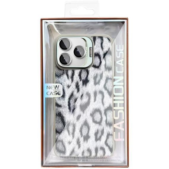 Чохол TPU+PC Wild Leopard with MagSafe and Lens для Apple iPhone 15 Pro Max (6.7") Grey | Зображення 2