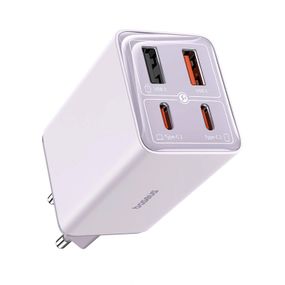МЗП Baseus GaN6 Pro OS 2C+2U 65W + Type-C to Type-C 100W (1m) (P10162701)