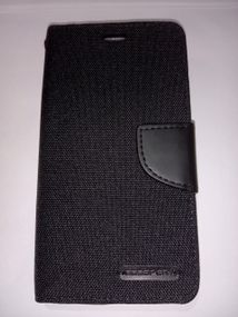 Чохол-книжка Goospery з тканини для Xiaomi Redmi 3 чорний