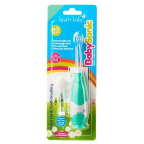 Дитяча електрична зубна щітка Brush-Baby BabySonic (від 0 до 3 років) М’ятна