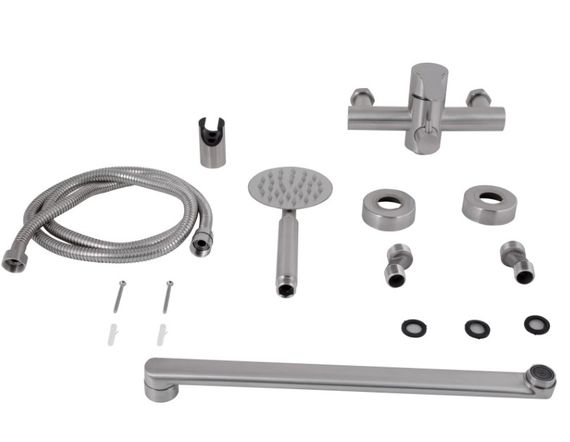 Змішувач для ванни Brinex Pure 005 Nickel BRIPUR005NKL | Зображення 2