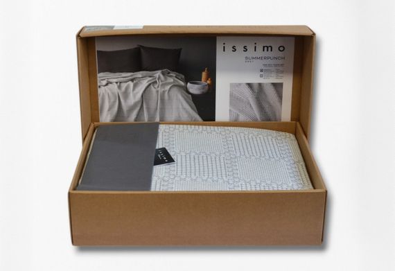 Постельное белье с пледом Issimo Summerpunch 220 х 240 см Grey | Зображення 4