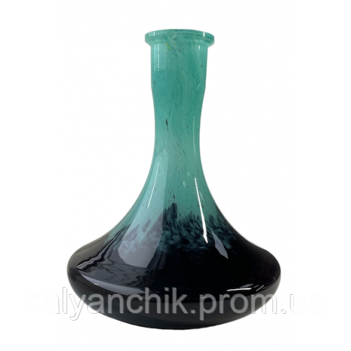 Колба для кальяну Україна Craft Чорно- Бірюзова
