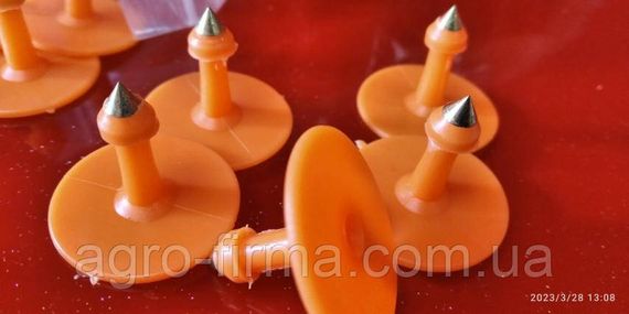 Ушные бирки для животных(овец, коз, свиней, поросят, телят, собак, ), 40х48 мм Нумерные - 0-100(уп 100 шт) | Зображення 2