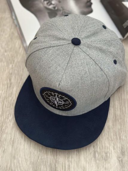 Кепка снепбек (Snapback) Компас Cірий 56-61р (9078) | Зображення 2