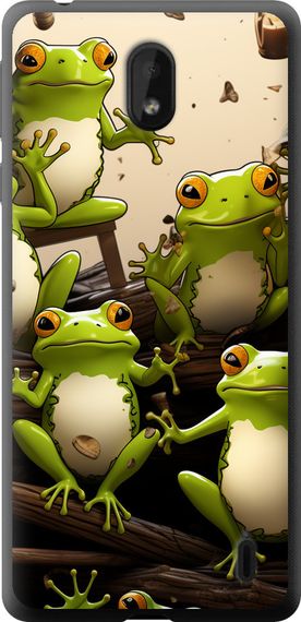 Чехол на Nokia 1 Plus Жабки "5656u-1677-17620"