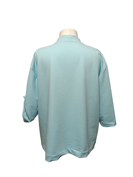 Костюм жіночий трикотажний тіффані  Жакет на блискавці літній палаццо двунитка 64 | Зображення 5