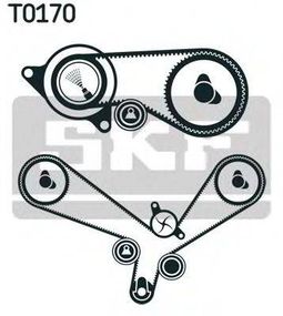 Комплект ременя ГРМ (Вир-во SKF) SKF VKMA01152 на AUDI A8 седан (4D2, 4D8)