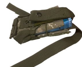 Подсумок карман органайзер под Рацию зеленый пиксель