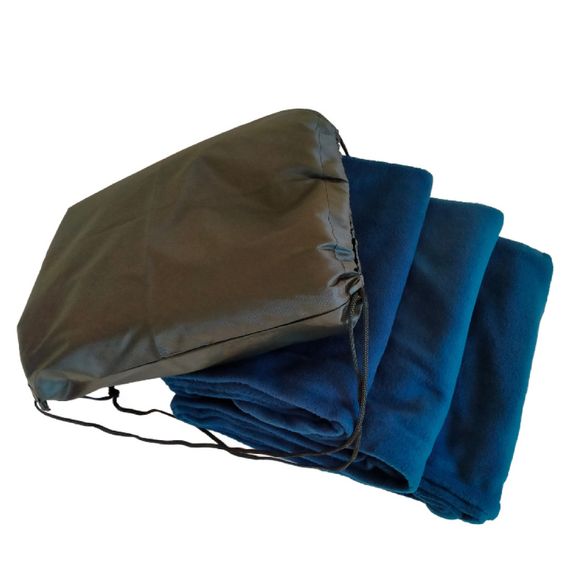 Туристический плед Tactico 145*200 синий - одеяло для кемпинга и туризма в чехле | Зображення 1
