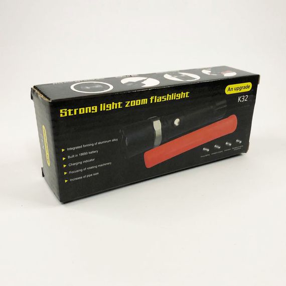 Ударопрочный водонепроницаемый фонарь Bailong, Сильный фонарик, Карманный тактический фонарик FM-17 | Зображення 6