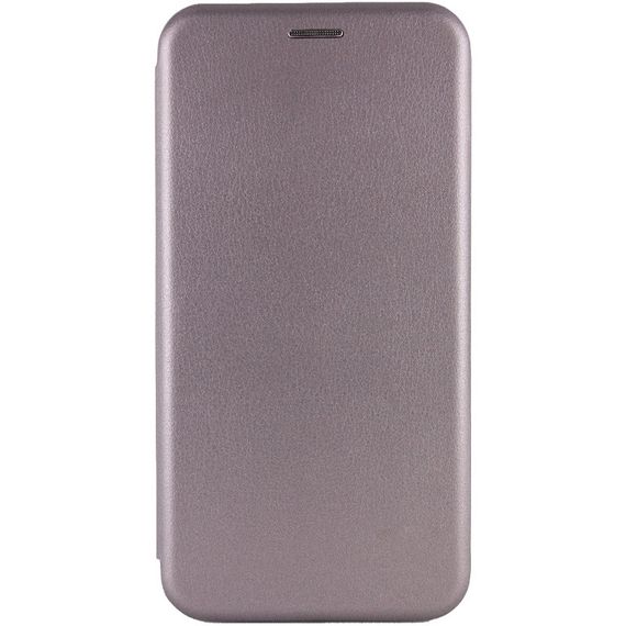 Шкіряний чохол-книжка Classy для TECNO Spark Go 1 (KL4) / Spark Go 2025 Сірий