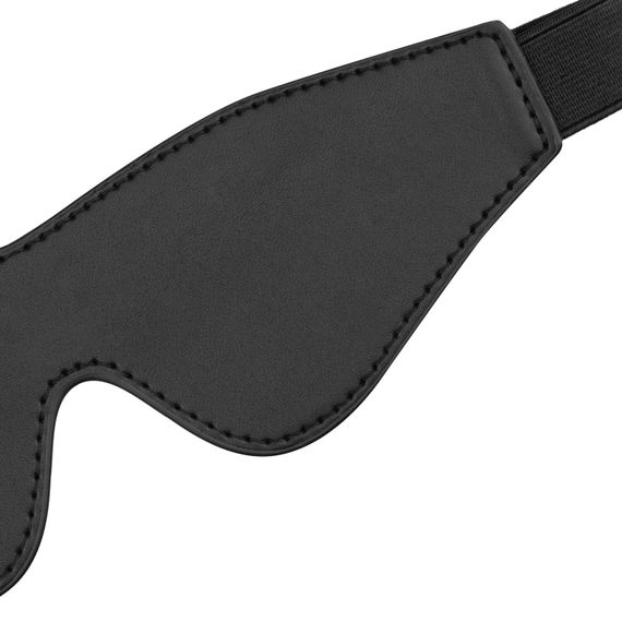 Маска Bedroom Fantasies: Faux Leather Blindfold, чорна | Зображення 2