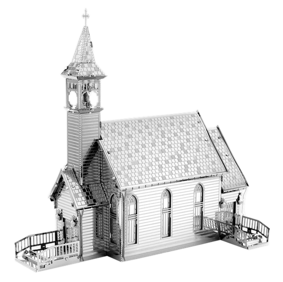 Металлический 3D конструктор "Старая церковь", Metal Earth, MMS156