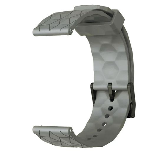 Ремінець Primolux Dimond силіконовий для годинника Amazfit GTR 2 / GTR 3 / GTR 4 - Grey | Зображення 1