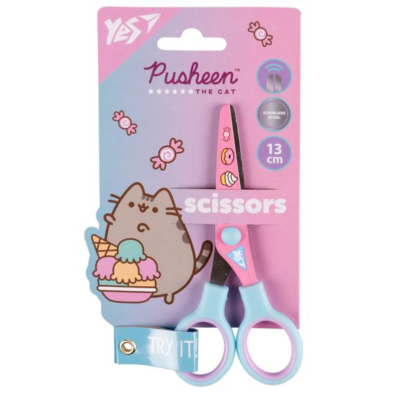 Ножиці канцелярські YES Pusheen 2 480437 13 см
