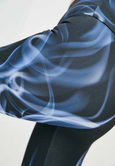 Спортивні легінси 4Profi з принтом "Дим" розмір L дайвінг 16169 | Зображення 5