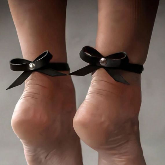 Портупея жіноча шкіряна 3 в 1 з бантом