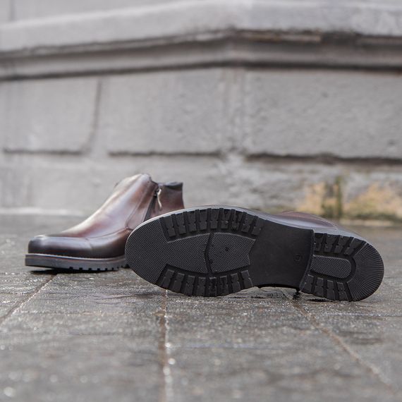 Коричневі черевики польського виробника 41 43 45 розмір | Зображення 3