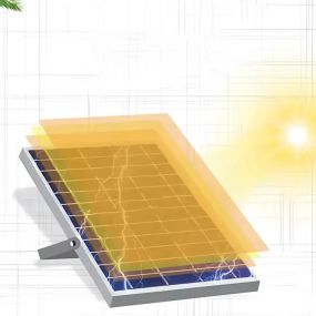 Уличный фонарь на столб мощностью 100 Вт с солнечной панелью и пультом