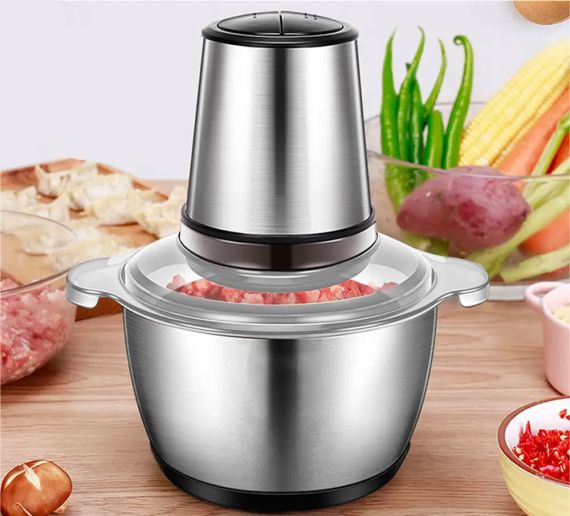 УЦЕНКА! Блендер-измельчитель электрический Cooking Молния 2 литра Металл 850 Вт (Плохая упаковка 3108)