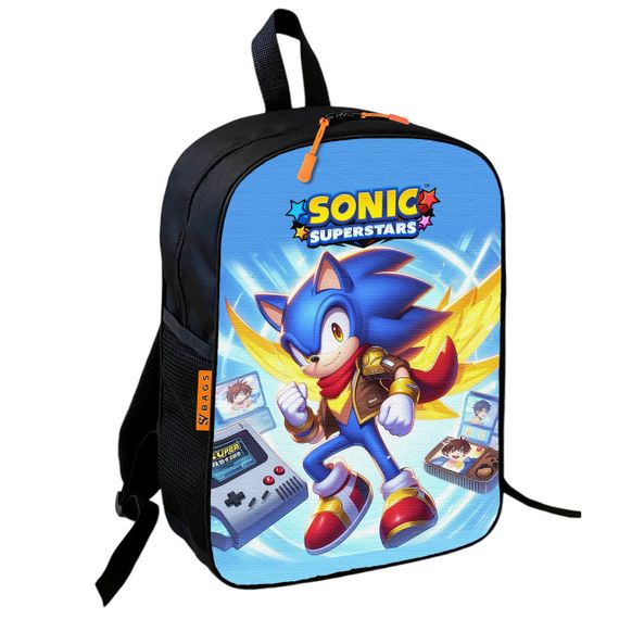 Рюкзак шкільний дитячий 36х27см Супер Сонік для хлопчика (00753)