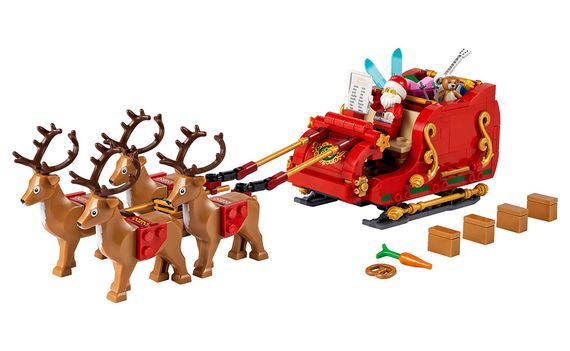 Конструктор LEGO Сани Санта Клауса (Santa's Sleigh) 40499 | Зображення 1