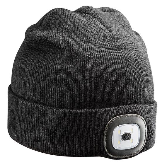 Шапка NEO с фонариком, IP43, USB, 3 уровня мощности (100%, 75%, 50%) (81-621)