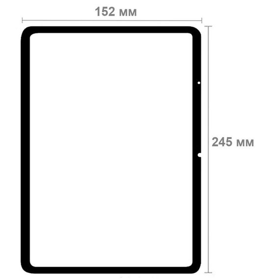 Захисне скло BeCover 10D для планшета Xiaomi Redmi Pad 10.61" - Black | Зображення 1