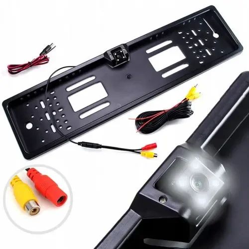 Камера заднього виду HD-105 у номерній рамці, рамка для номерних знаків з камерою