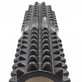 Ролик масажний для йоги, фітнесу (спини та шиї) OSPORT (45*12 см) Чорний