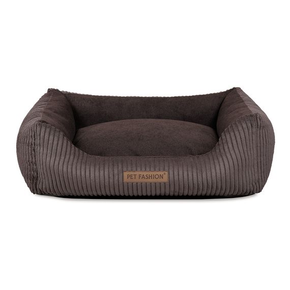 Лежак Pet Fashion DEVID для собак шоколадний 62*50*19 | Зображення 1