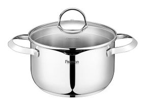 Каструля Fissman Callisto 1.9л зі скляною перфорованою кришкою