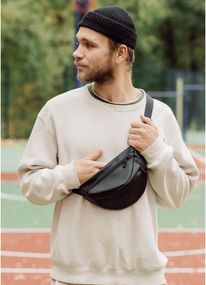 Поясна сумка бананка Sambag Urban SKHm чорний 24 х 15 х 8 см (85151001m)