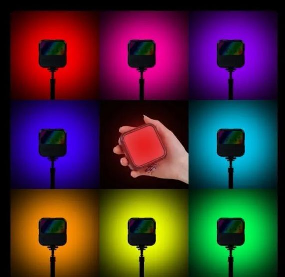 Студийная LED лампа WL-R1, 23000-7000K, освещение для съемки, RGB подсветка | Зображення 5