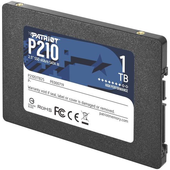 Накопитель SSD 2.5&quot; 1TB Patriot (P210S1TB25) | Зображення 2