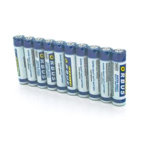 Батарейка солевая Orbus Zinc Carbon 1.5V AAA/LR03.10 штуки shrink
