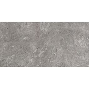 Самоклеюча вінілова плитка 600х300х1,5мм Сріблястий мармур, ціна за 1 шт. (СВП-103) Глянець SW-00000290