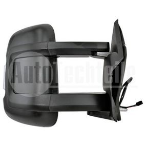 Зеркало правое (эл. с подогревом) Citroen Jumper / Fiat Ducato / Peugeot Boxer 06-(длинный кронштейн),