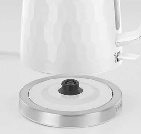 Чайник Russell Hobbs 26050-70 Honeycomb White, 2400 Вт, 1,7 л, откидная крышка, белый (26050-70) | Зображення 4