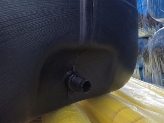 Бак 130 л для воды  прямоугольный пластиковый | Зображення 3