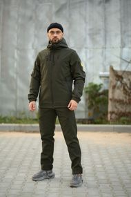 Костюм чоловічий "Reef" хакі з шевроном