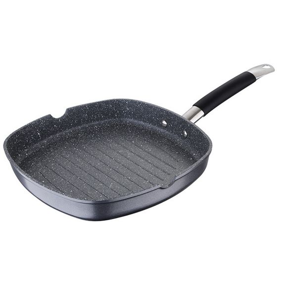 Сковорода гриль Masterpro Home edition BGMP-3292-BK 28х28 см чорна