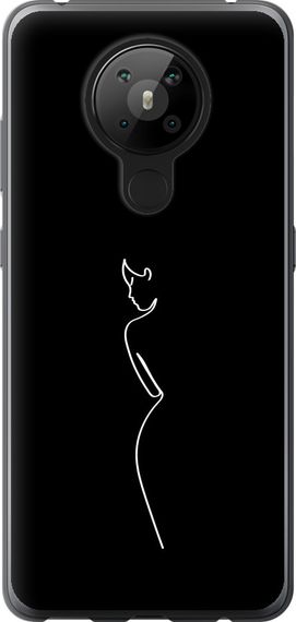Чехол на Nokia 5.3 Силуэт1 "4590u-2102-17620"