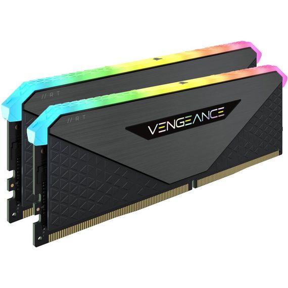 Модуль пам'яті для комп'ютера DDR4 16GB (2x8GB) 3600 MHz Vengeance RGB Pro RT Black Corsair (CMN16GX4M2Z3600C16) | Зображення 2