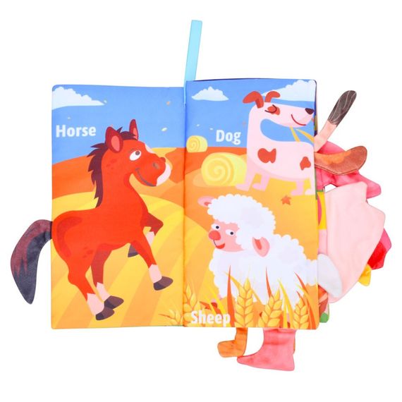Развивающая книжка-шуршалка 668-230(Farm) английские слова | Зображення 1
