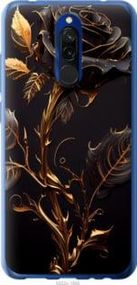 Чехол на Xiaomi Redmi 8 Роза 3 из силикона FCh_052272