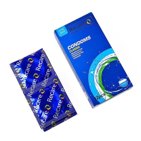Презервативи Recare Classic Condoms 12 шт, класичні | Зображення 1