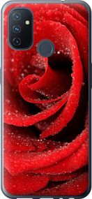 Чехол на OnePlus Nord N100 Красная роза "529u-2130-17620"